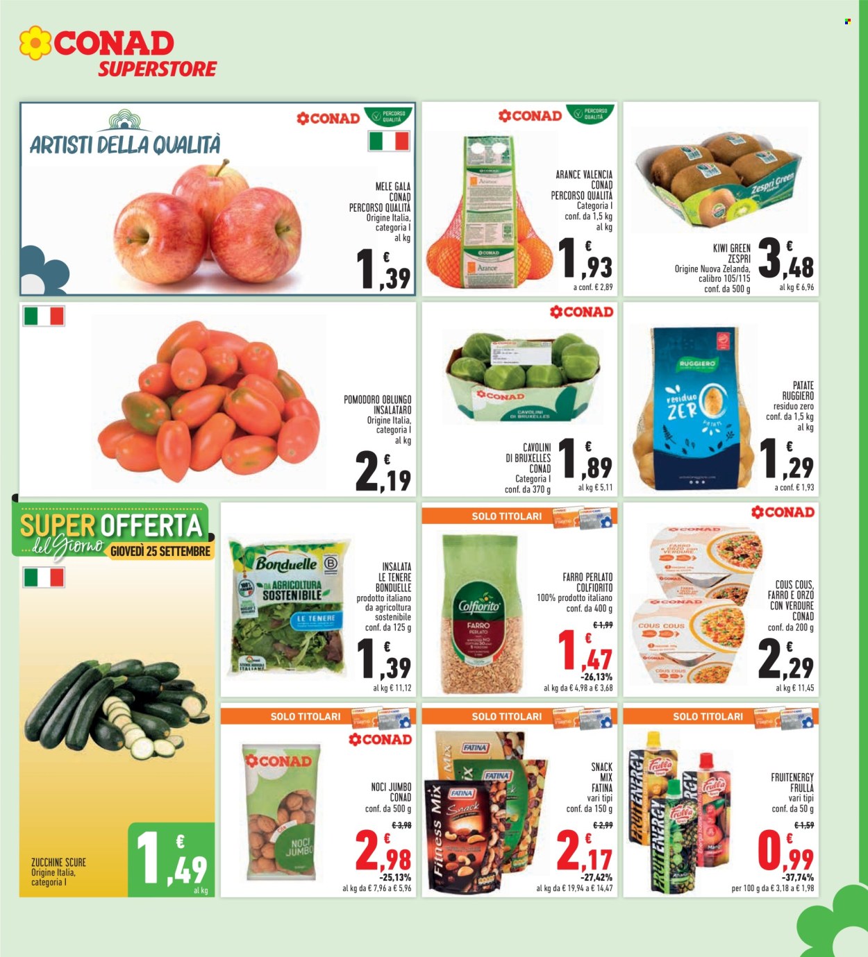 Volantino Spazio Conad - 25/9/2025 - 7/10/2025. Pagina 9