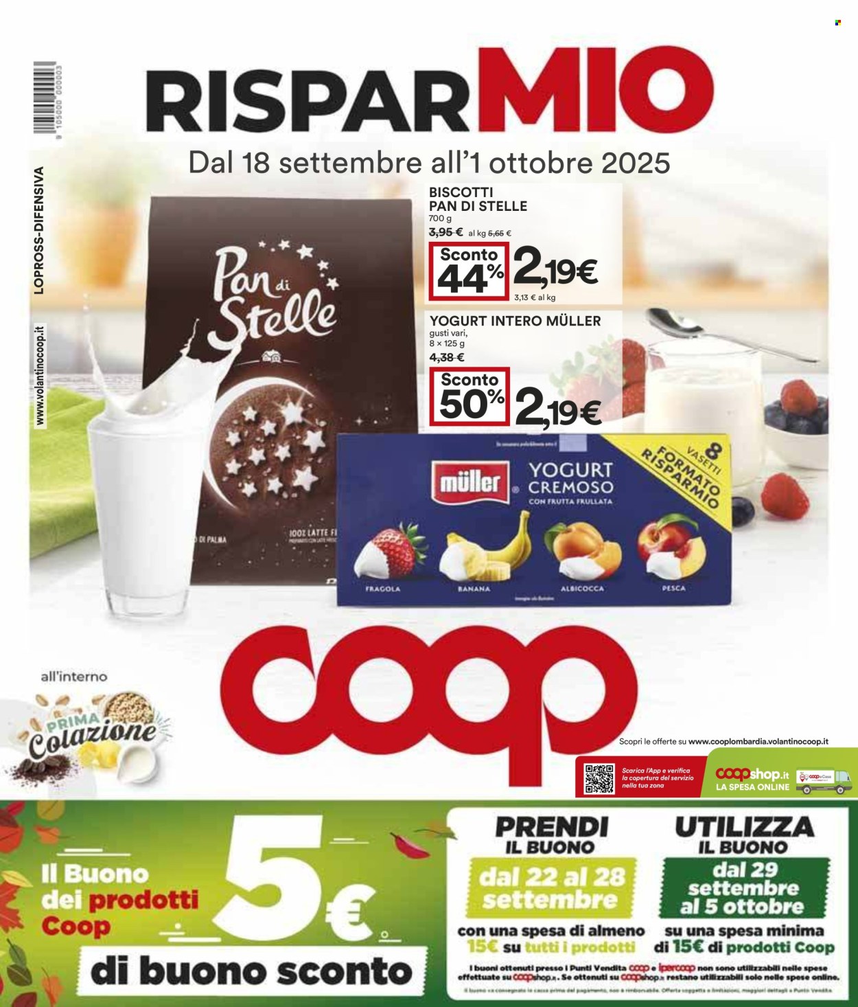 Volantino Coop - 18/9/2025 - 1/10/2025. Pagina 1