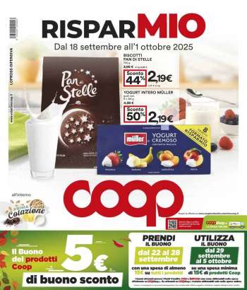 Volantino Coop - 18/9/2025 - 1/10/2025.