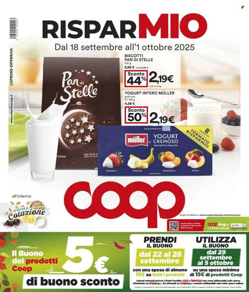 Volantino Coop - 18/9/2025 - 1/10/2025.