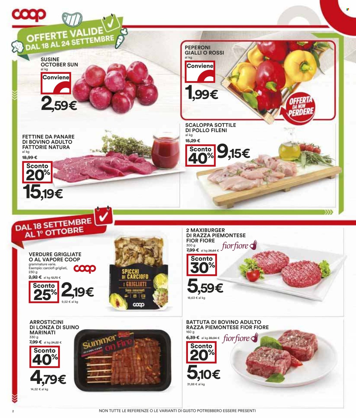 Volantino Coop - 18/9/2025 - 1/10/2025. Pagina 2