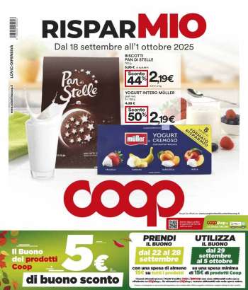 Volantino Coop - 18/9/2025 - 1/10/2025.