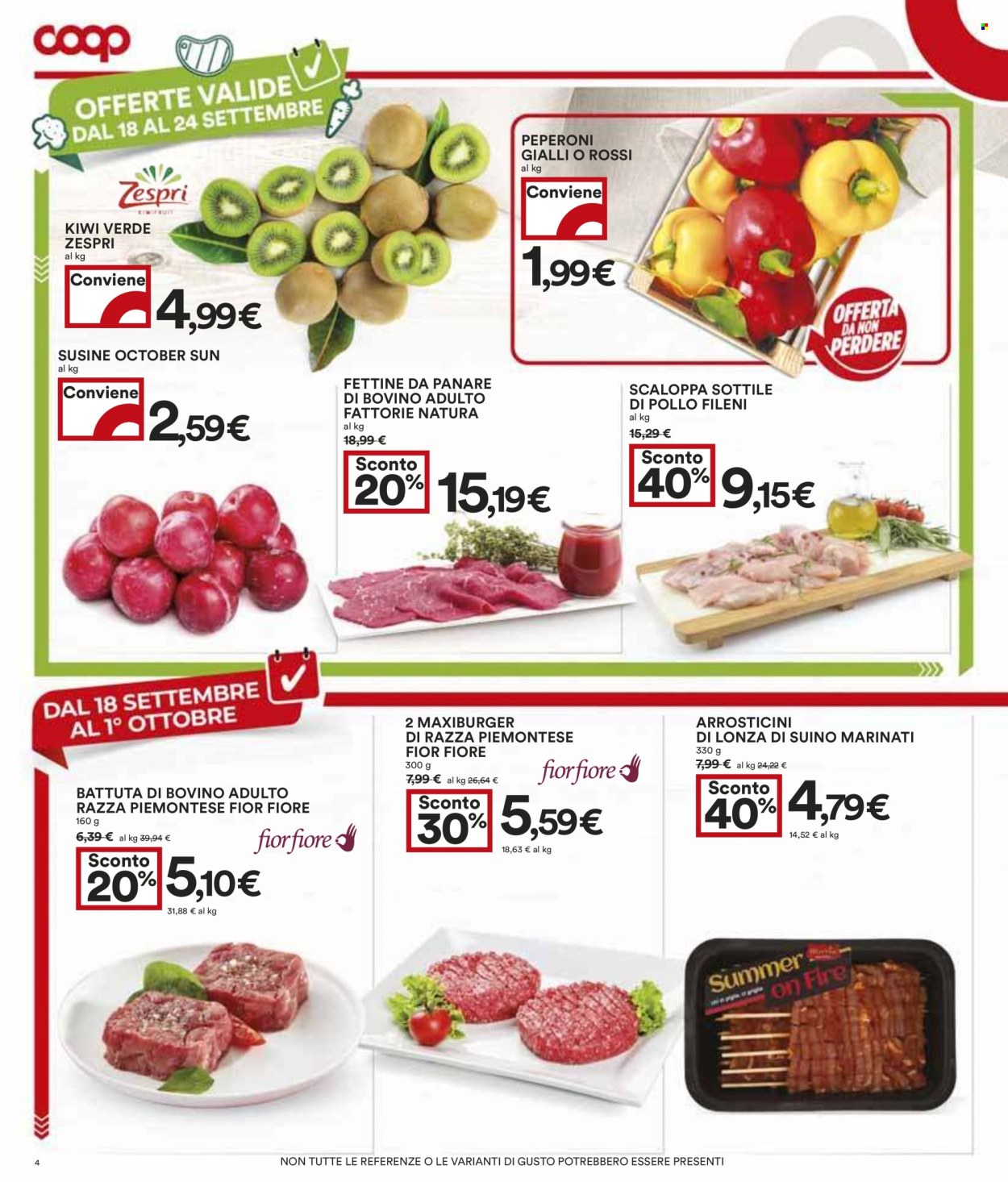 Volantino Coop - 18/9/2025 - 1/10/2025. Pagina 4