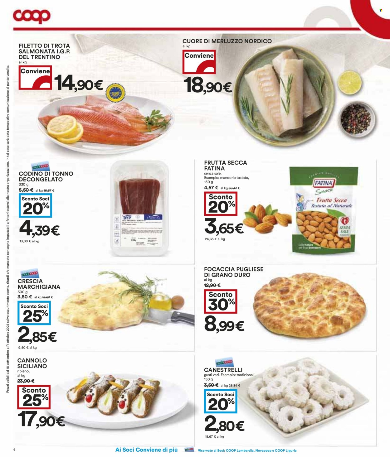 Volantino Coop - 18/9/2025 - 1/10/2025. Pagina 6