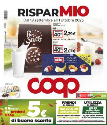 Volantino Coop - 18/9/2025 - 1/10/2025.