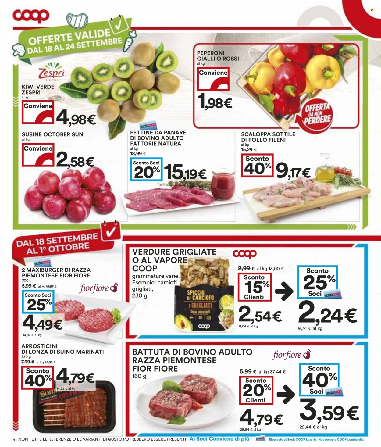 Volantino Coop - 18/9/2025 - 1/10/2025. Pagina 4