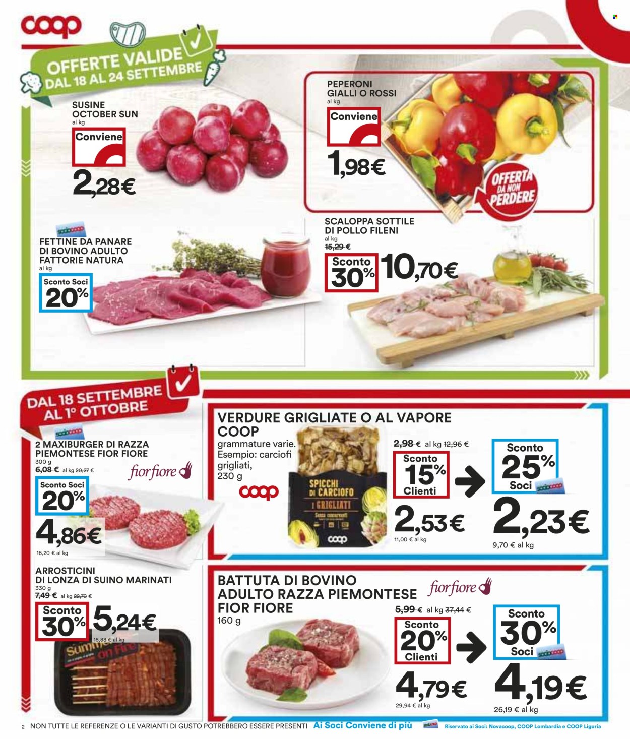 Volantino Coop - 18/9/2025 - 1/10/2025. Pagina 2
