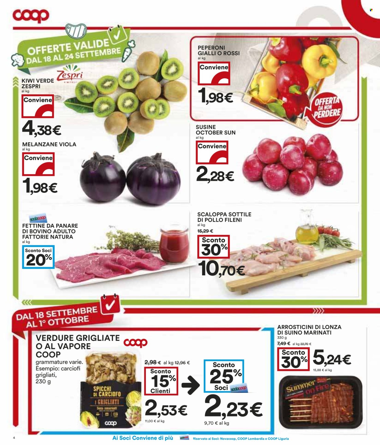 Volantino Coop - 18/9/2025 - 1/10/2025. Pagina 4