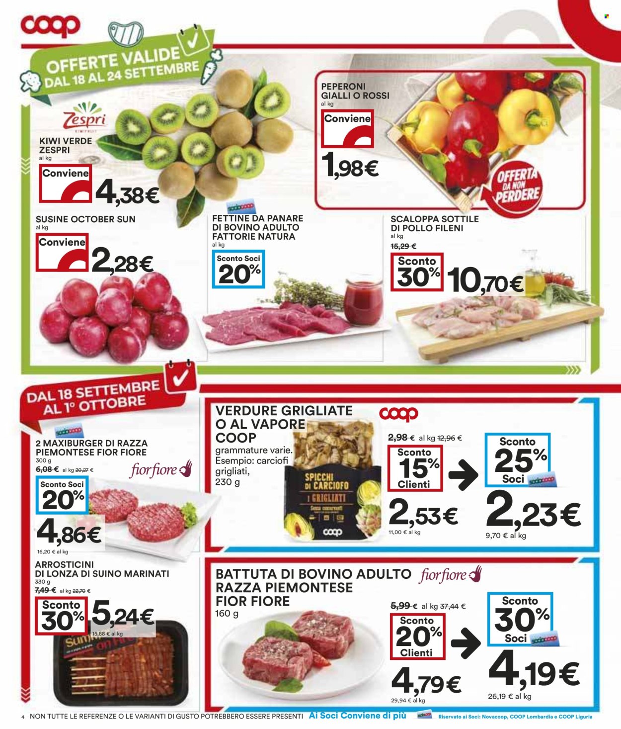 Volantino Coop - 18/9/2025 - 1/10/2025. Pagina 4