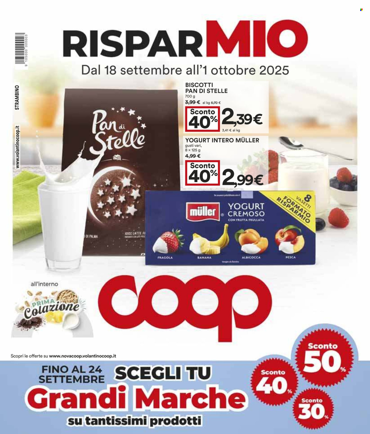 Volantino Coop - 18/9/2025 - 1/10/2025. Pagina 1