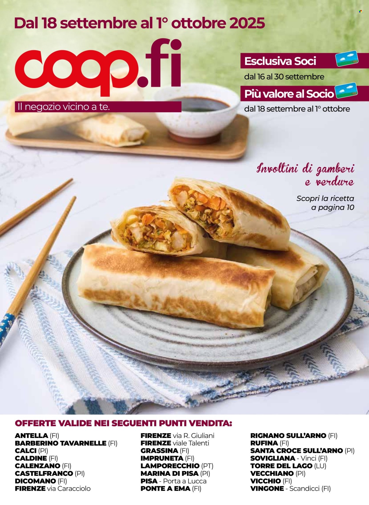 Volantino Coop - 17/9/2025 - 30/9/2025. Pagina 1