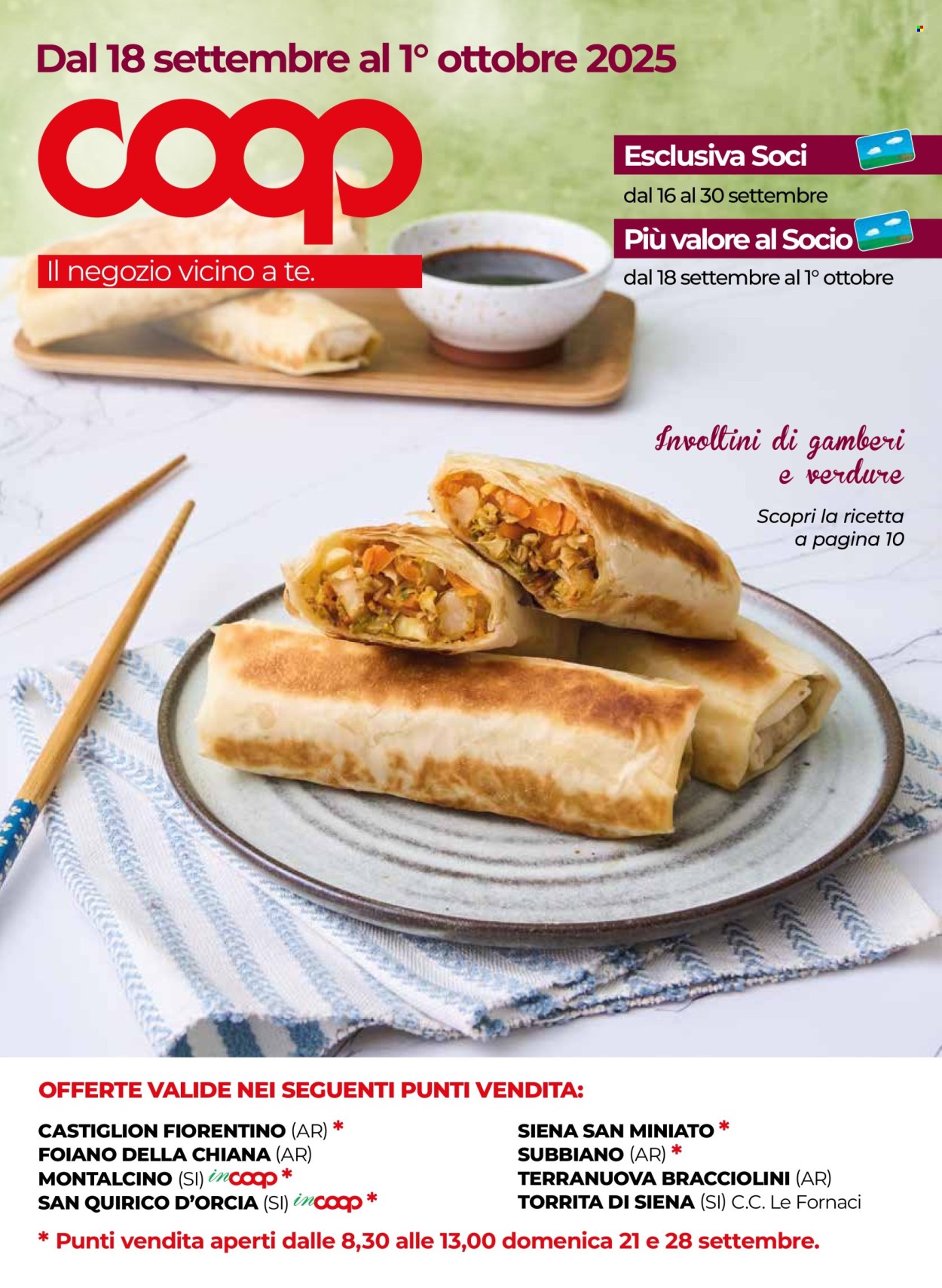 Volantino Coop - 17/9/2025 - 30/9/2025. Pagina 1