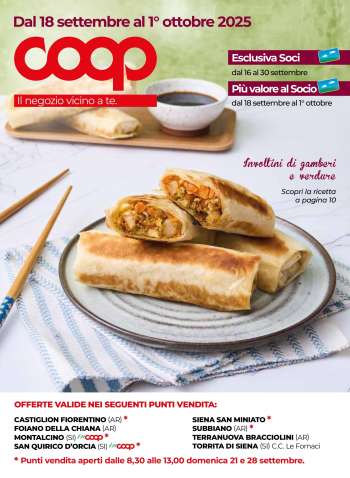 Volantino Coop - 17/9/2025 - 30/9/2025.