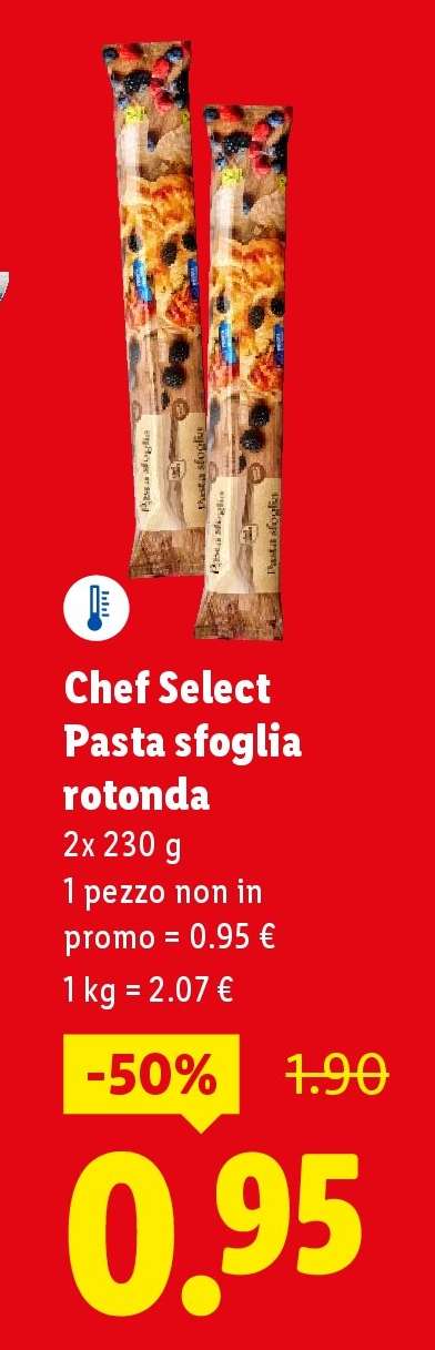 Chef Select Pasta sfoglia rotonda