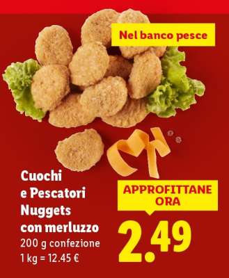 Cuochi e Pescatori Nuggets con merluzzo