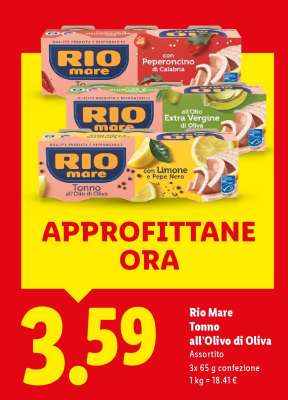 Rio Mare Tonno all’Olivo di Oliva