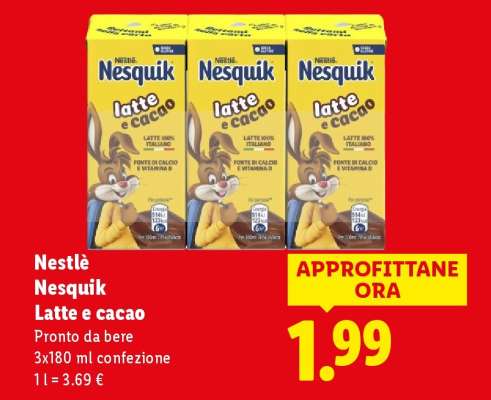 Nestlè Nesquik Latte e cacao