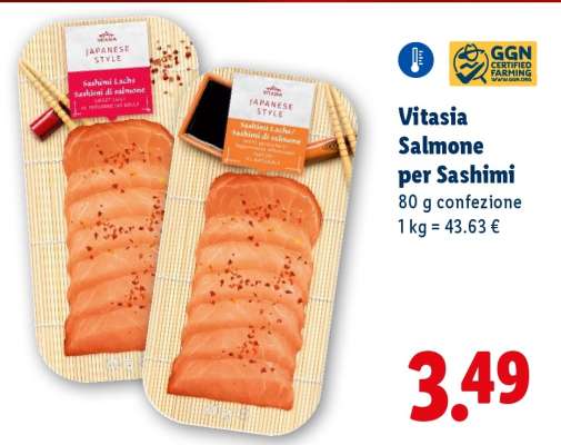 Vitasia Salmone per Sashimi