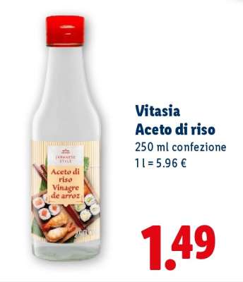 Vitasia Aceto di riso
