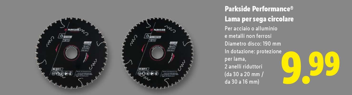 Parkside Performance® Lama per sega circolare