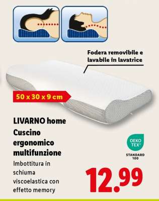 LIVARNO home Cuscino ergonomico multifunzione