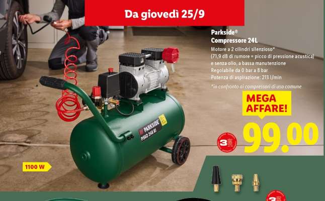 Parkside Compressore 24L