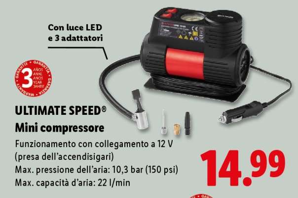 ULTIMATE SPEED® Mini compressore