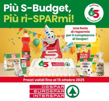 Volantino Interspar - 18/9/2025 - 15/10/2025.