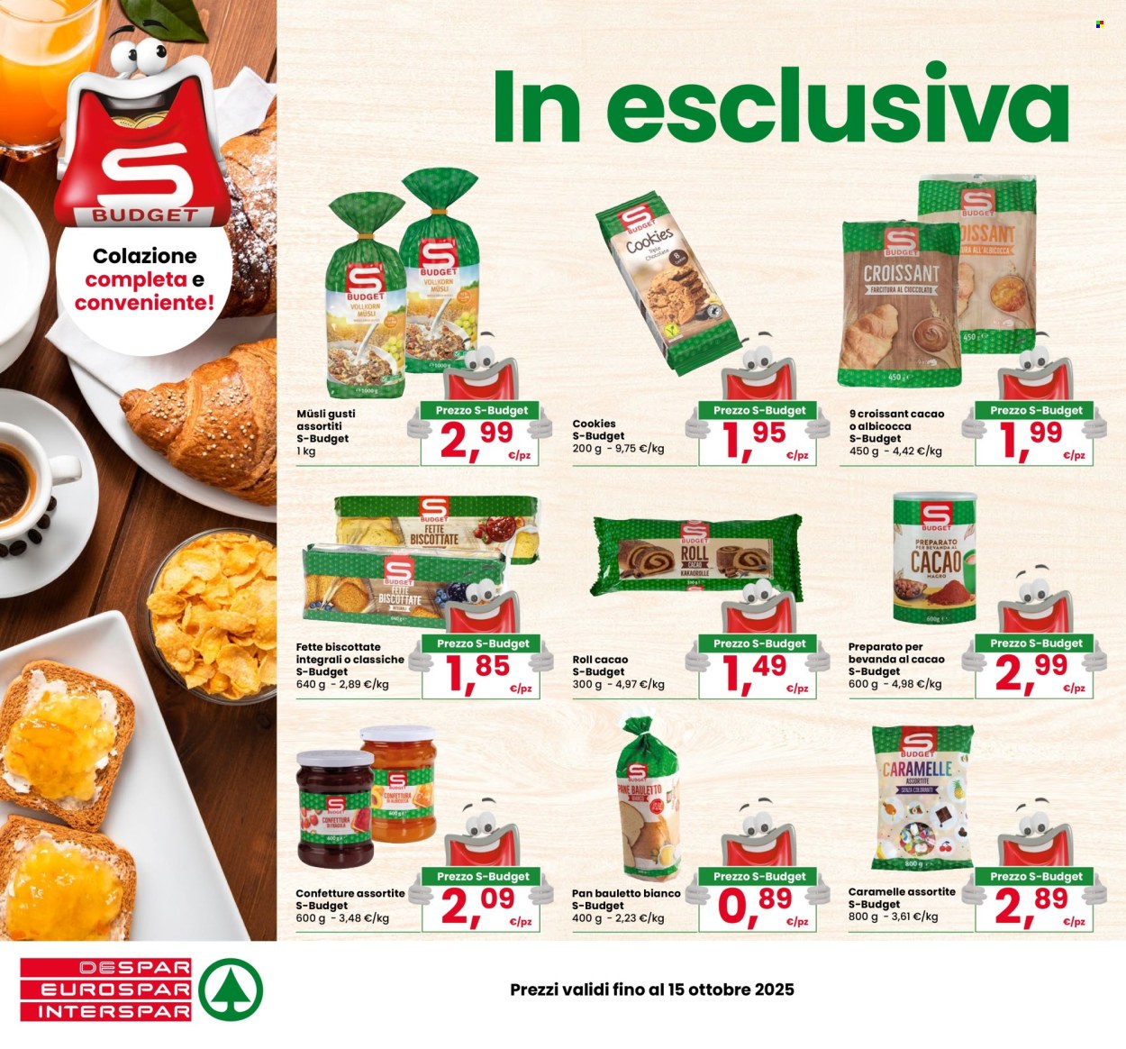 Volantino Eurospar - 18/9/2025 - 15/10/2025. Pagina 6