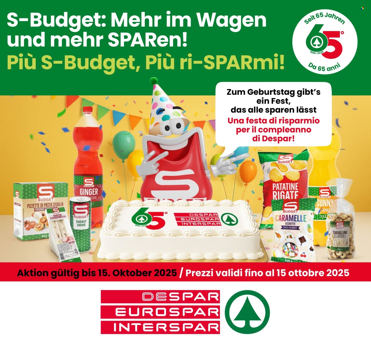 Volantino Eurospar - 18/9/2025 - 15/10/2025. Pagina 1