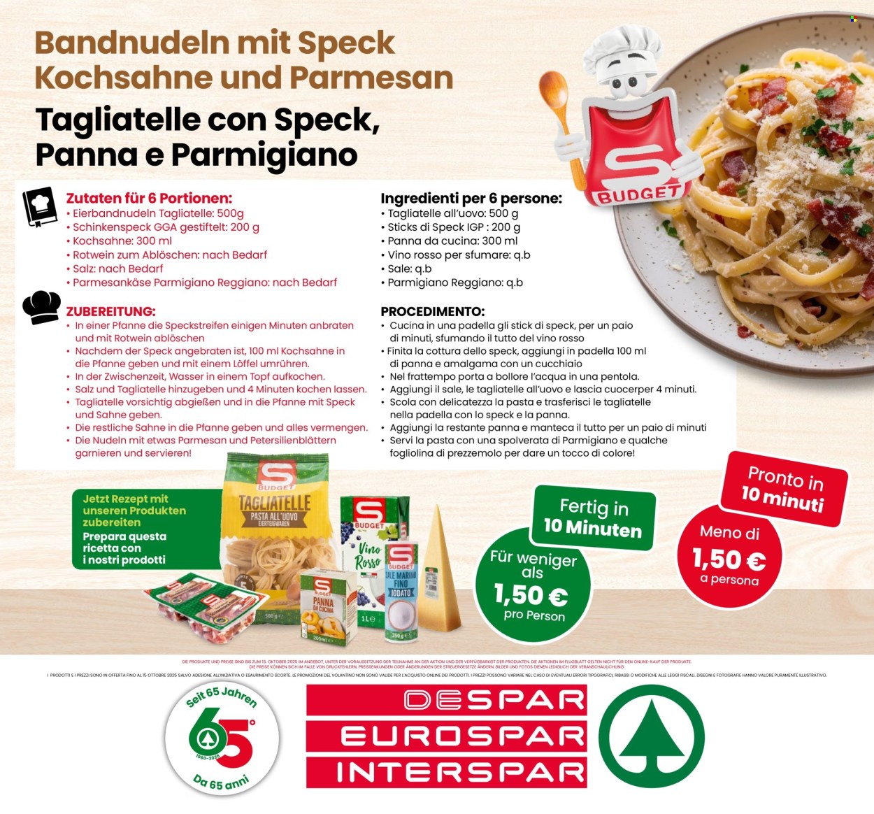 Volantino Despar - 18/9/2025 - 15/10/2025. Pagina 8