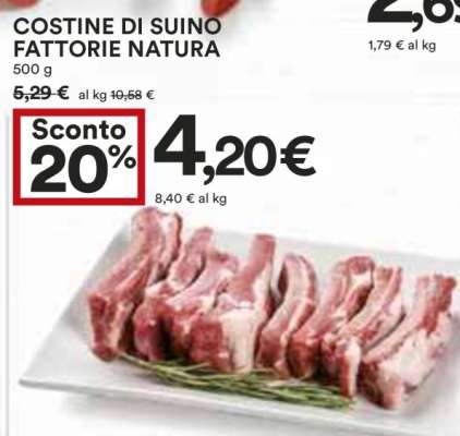 Costine di Suino Fattorie Natura