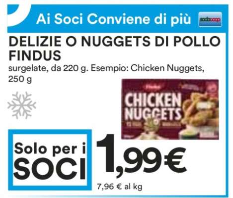 DELIZIE O NUGGETS DI POLLO FINDUS
