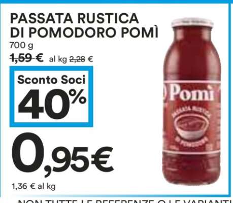 Passata Rustica di Pomodoro Pomì
