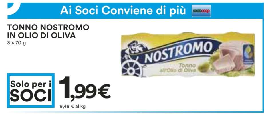 TONNO NOSTROMO IN OLIO DI OLIVA