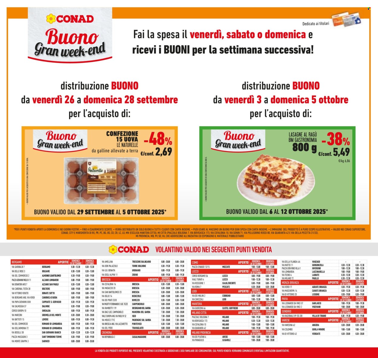 Volantino Conad - 24/9/2025 - 7/10/2025. Pagina 29