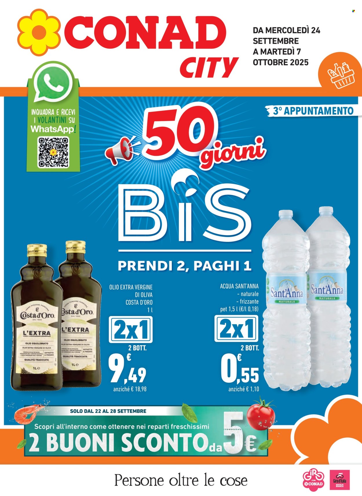 Volantino Conad - 24/9/2025 - 7/10/2025. Pagina 1