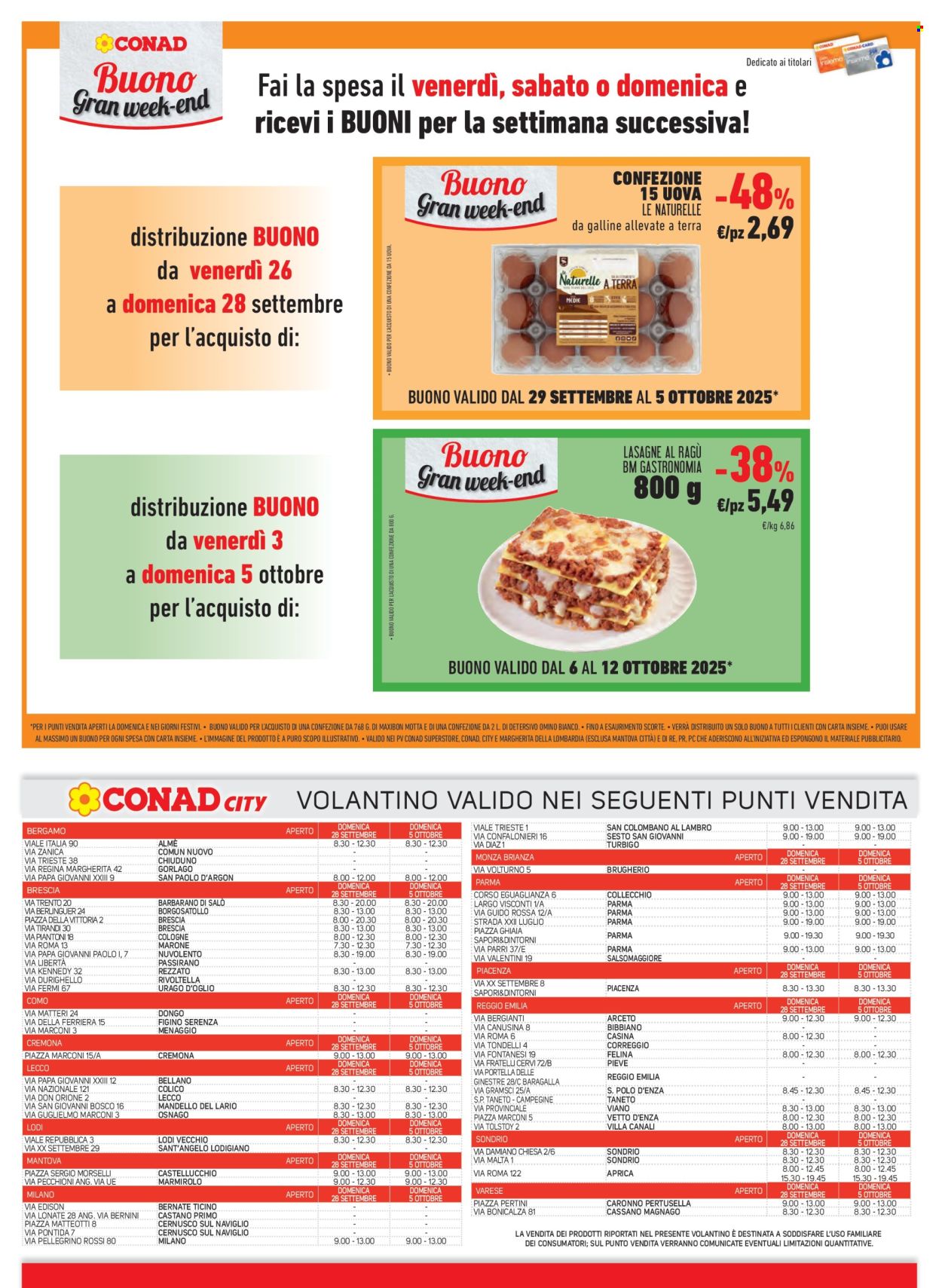 Volantino Conad - 24/9/2025 - 7/10/2025. Pagina 11