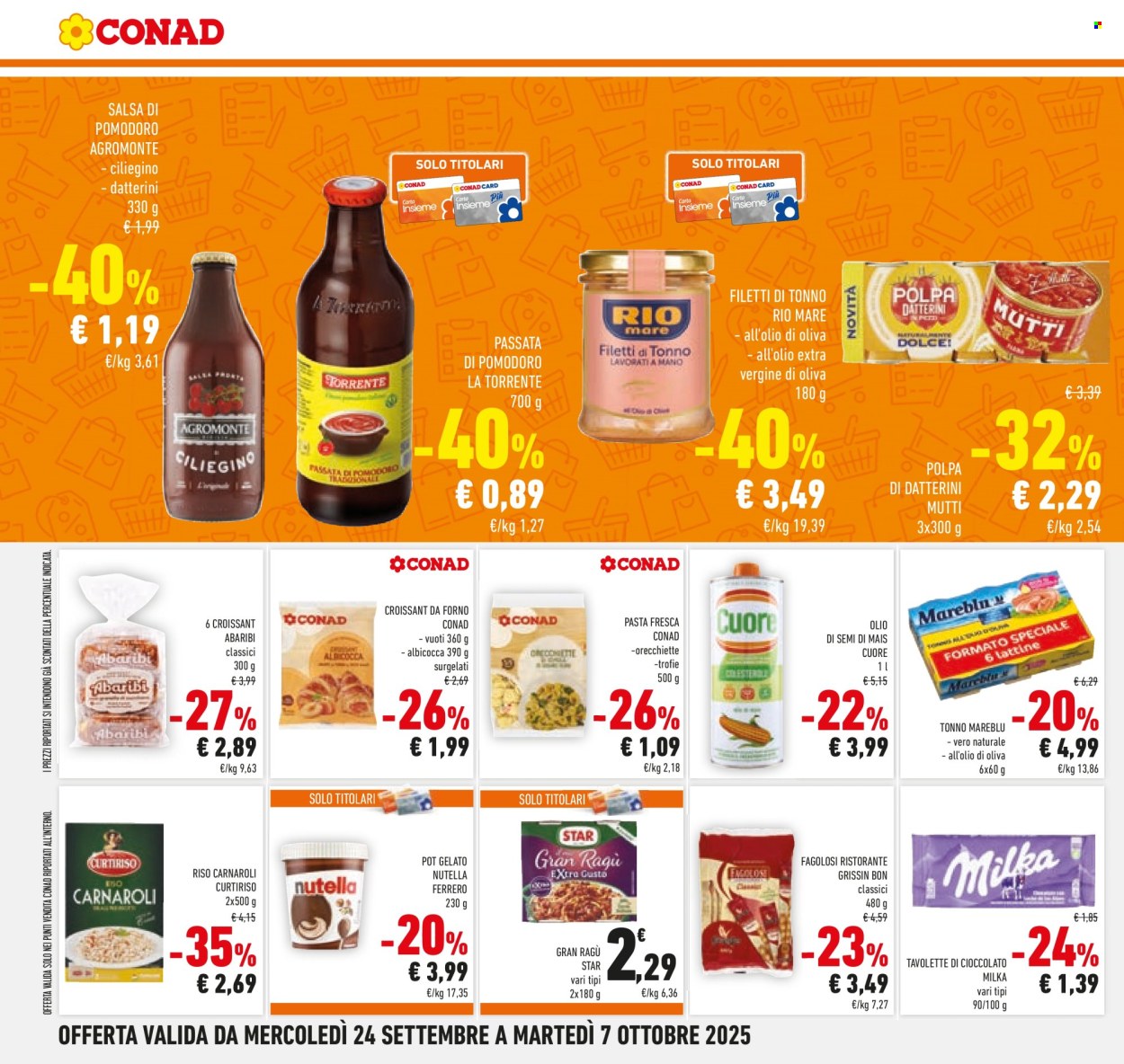 Volantino Conad - 24/9/2025 - 7/10/2025. Pagina 24