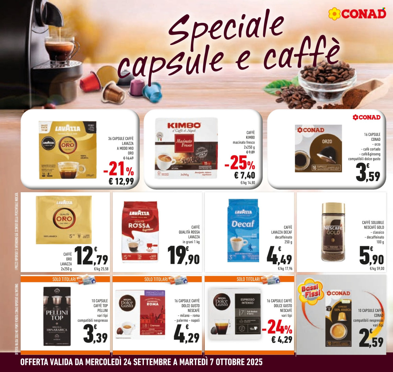 Volantino Conad - 24/9/2025 - 7/10/2025. Pagina 38