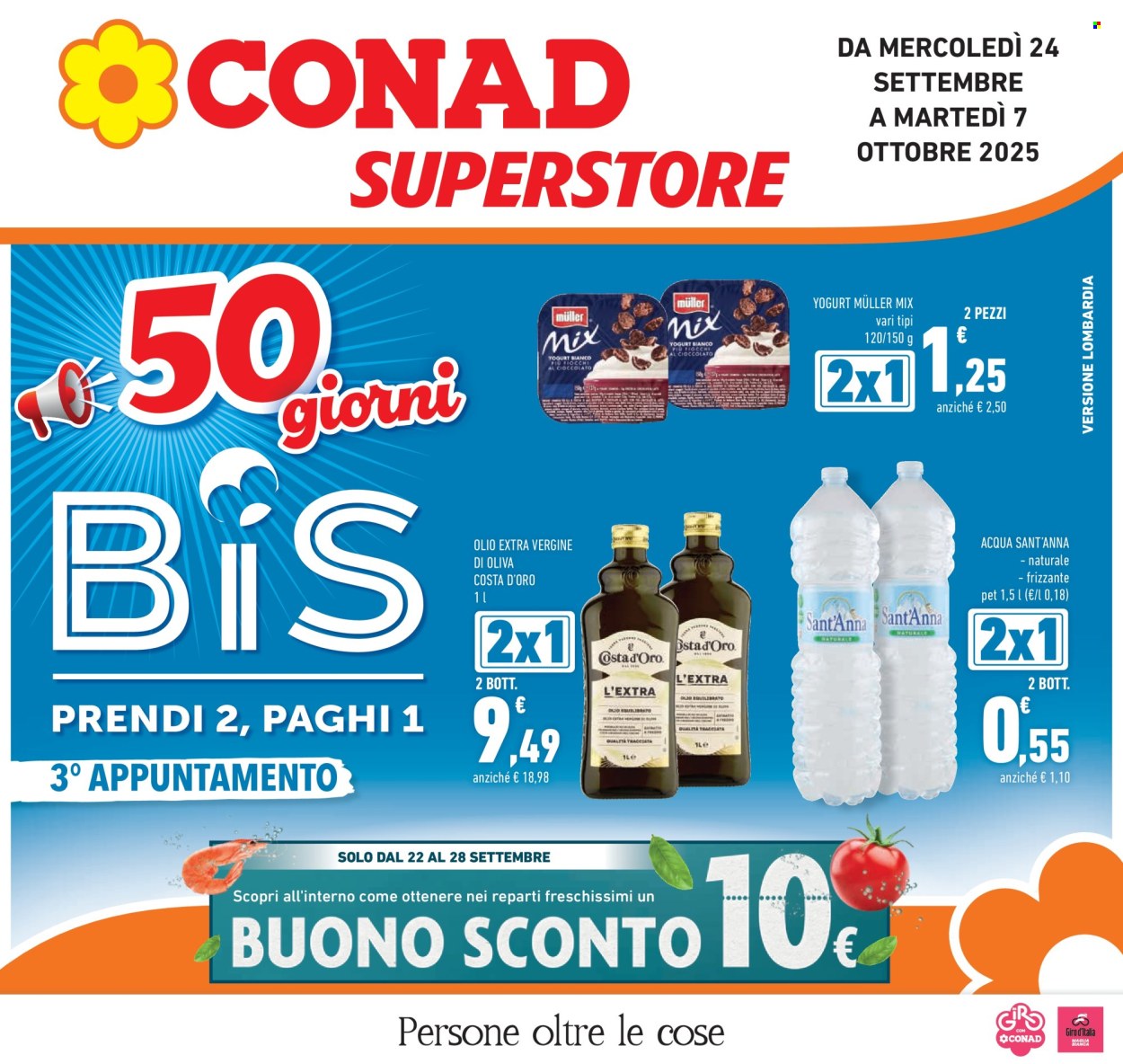 Volantino Conad Superstore - 24/9/2025 - 7/10/2025. Pagina 1