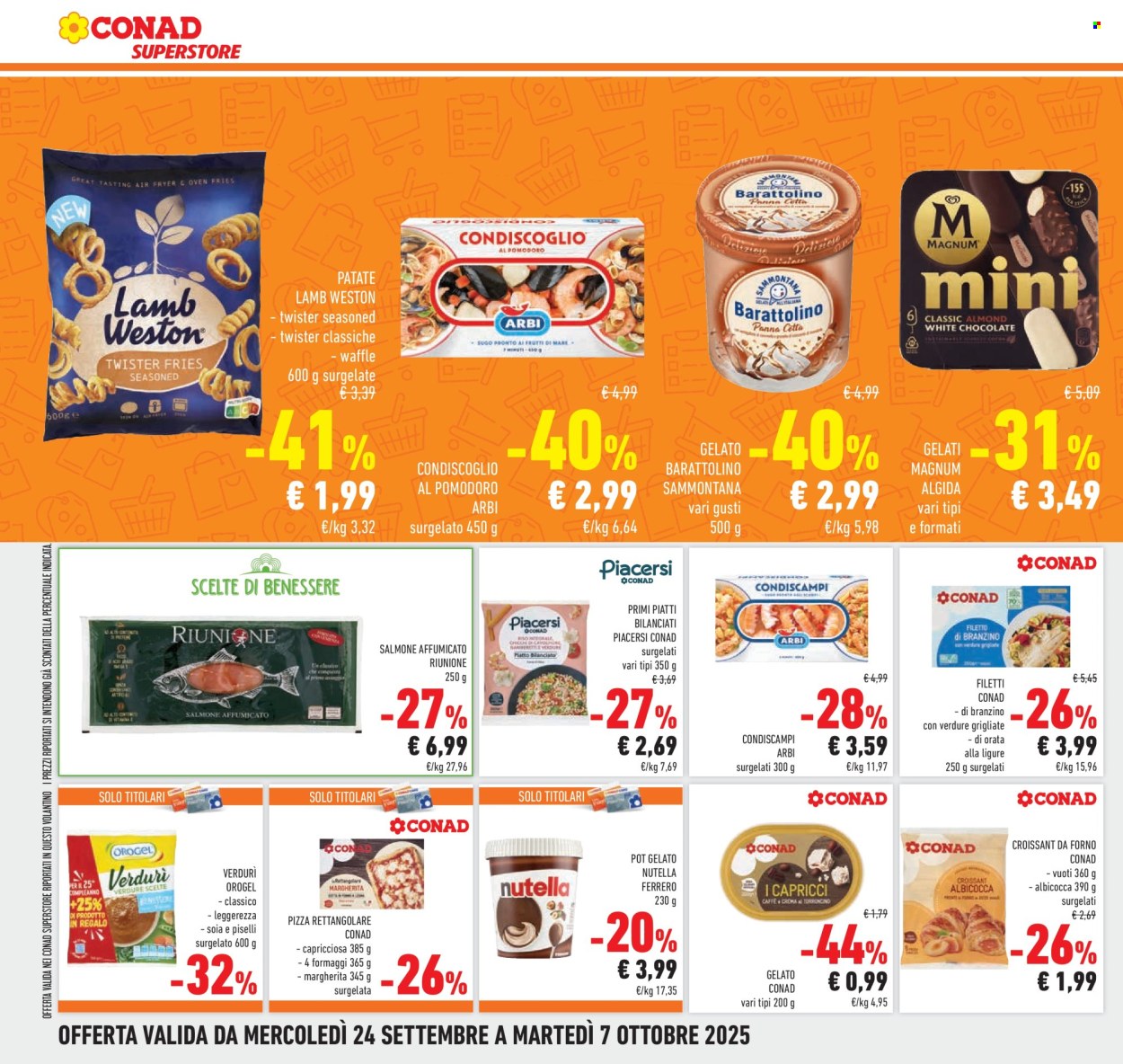 Volantino Conad Superstore - 24/9/2025 - 7/10/2025. Pagina 24