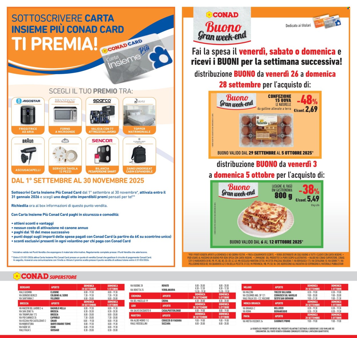 Volantino Conad Superstore - 24/9/2025 - 7/10/2025. Pagina 37