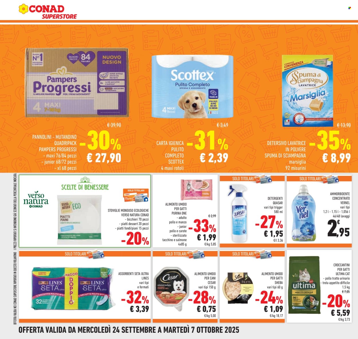 Volantino Conad Superstore - 24/9/2025 - 7/10/2025. Pagina 20