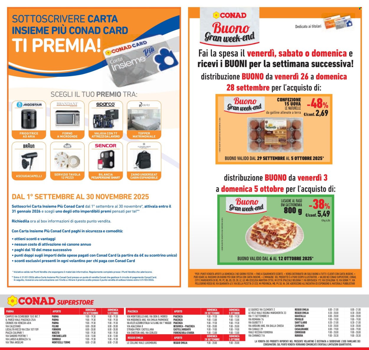 Volantino Conad Superstore - 24/9/2025 - 7/10/2025. Pagina 23