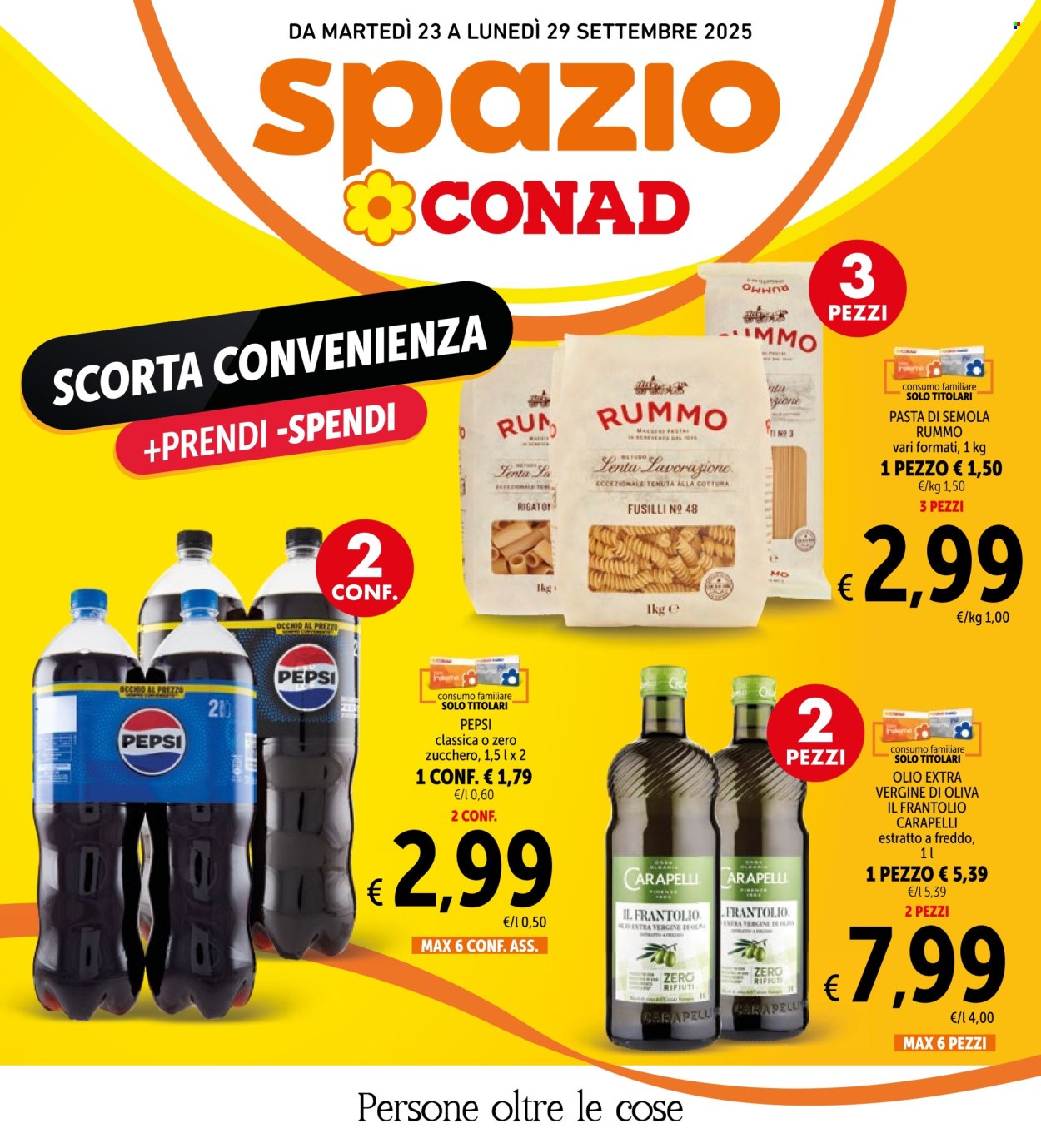 Volantino Spazio Conad - 23/9/2025 - 29/9/2025. Pagina 1