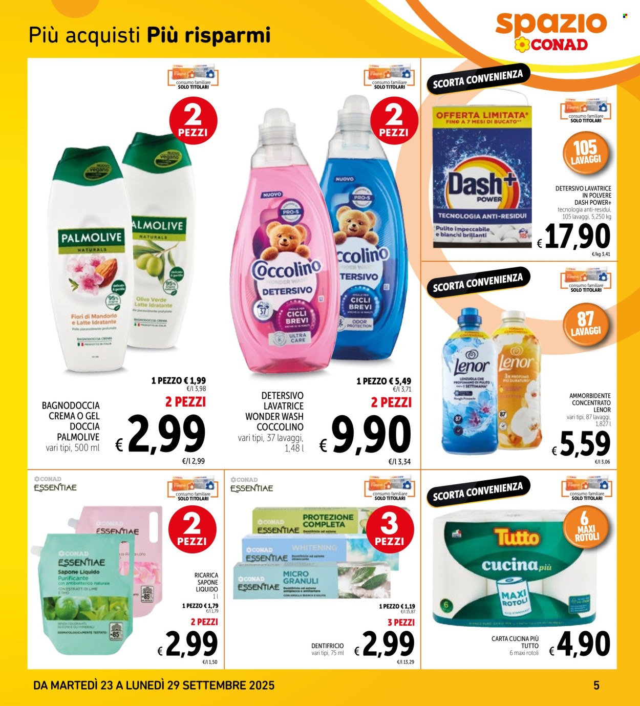 Volantino Spazio Conad - 23/9/2025 - 29/9/2025. Pagina 5