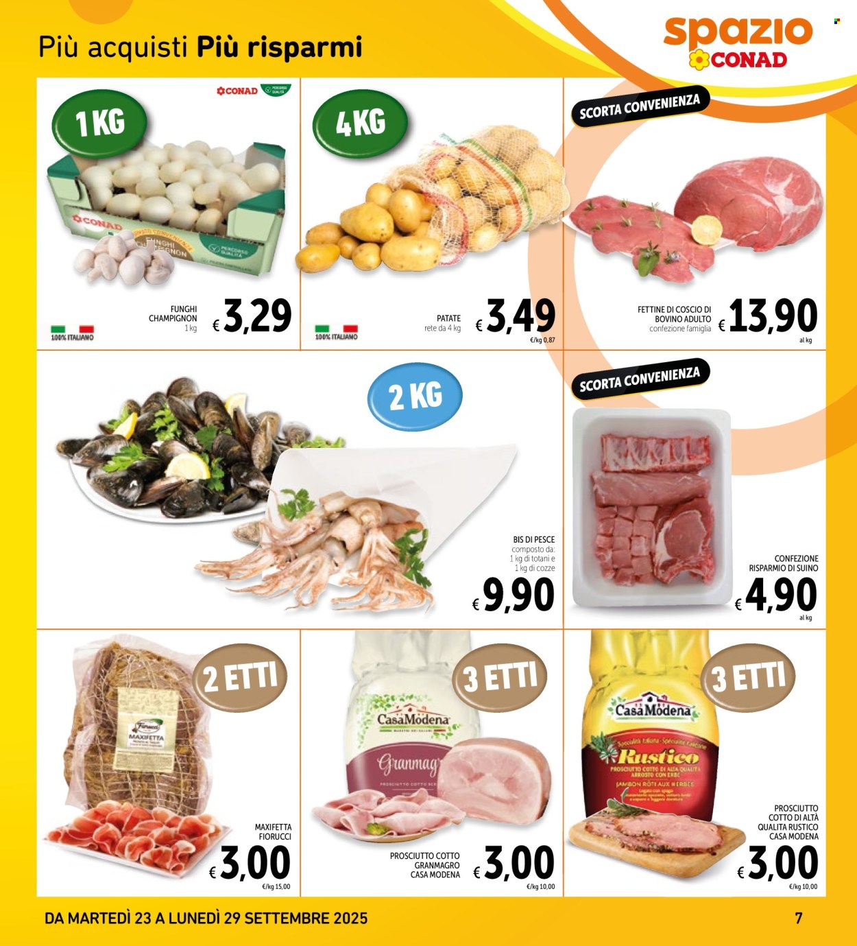 Volantino Spazio Conad - 23/9/2025 - 29/9/2025. Pagina 7