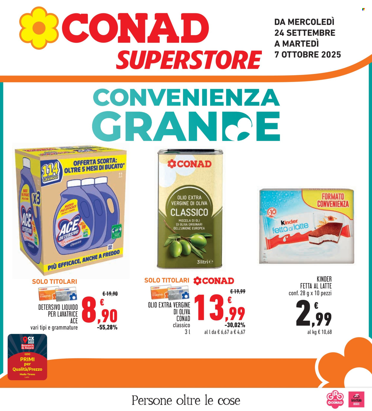 Volantino Conad - 24/9/2025 - 7/10/2025. Pagina 1