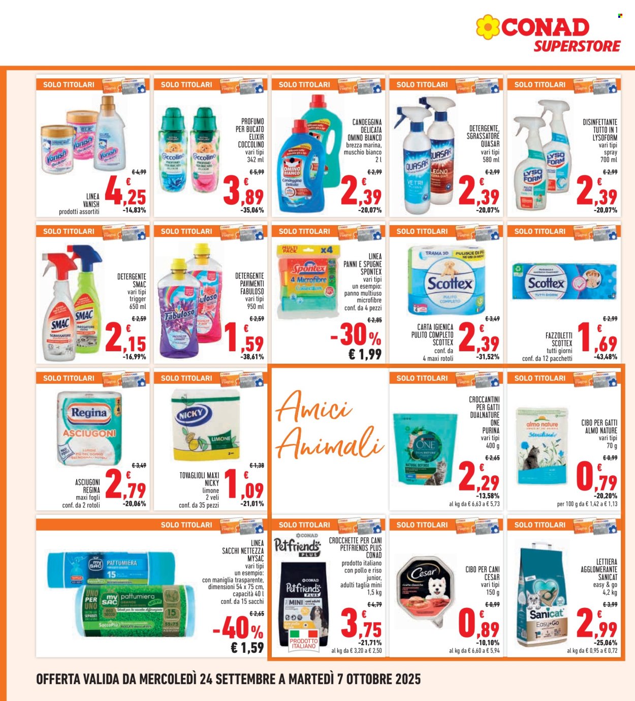 Volantino Conad - 24/9/2025 - 7/10/2025. Pagina 20